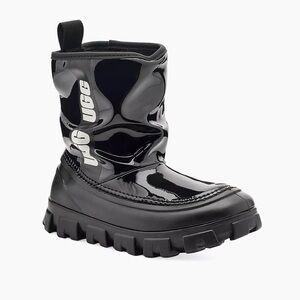 UGG Girls' Classic Brellah Mini Waterproof Leather Boots